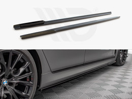 Maxton Design Gloss Black Side Skirts Diffusers BMW 7 G11 M-Pack Facelift (2019-) Maxton Design Gloss Black Side Skirts Diffusers BMW 7 G11 M-Pack Facelift (2019-)