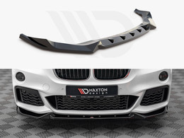 Maxton Design Gloss Black Front Splitter V.2 BMW X1 M-Pack F48 (2015-2019) Maxton Design Gloss Black Front Splitter V.2 BMW X1 M-Pack F48 (2015-2019)