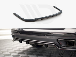 Maxton Design Gloss Black Central Rear Splitter (Vertical Bars) BMW X7 G07 (2018-) Maxton Design Gloss Black Central Rear Splitter (Vertical Bars) BMW X7 G07 (2018-)