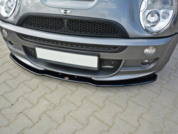 Maxton Design Gloss Black Front Splitter Mini Cooper R53 S JCW (2003-2006) Maxton Design Gloss Black Front Splitter Mini Cooper R53 S JCW (2003-2006)