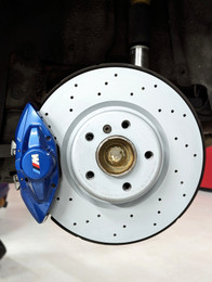 Rear 345mm drilled/M pattern 2 Piece Performance M/VBT Brake Discs - M140i/M135i and F2x with Msport brakes Rear 345mm drilled/M pattern 2 Piece Performance M/VBT Brake Discs - M140i/M135i and F2x with Msport brakes