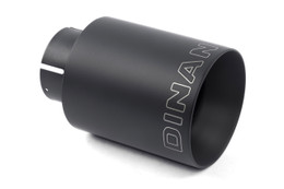 Dinan Double-Walled 4" Clamp-On Exhaust Tip (Black Ceramic)