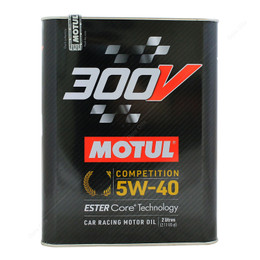 Motul 300V Competition 5W-40 (5 Litres) - Ester Core Technology Racing Car Engine Oil