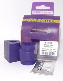Powerflex Poly Bushes Pack - Rear Roll Bar Mounting Bush 15mm - PFR5-504-15 - E46 3 Series inc Touring Powerflex Poly Bushes Pack - Rear Roll Bar Mounting Bush 15mm - PFR5-504-15 - E46 3 Series inc Touring