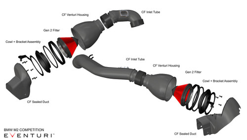 Eventuri Black Carbon Intake - F87 M2 Competition Eventuri Black Carbon Intake - F87 M2 Competition