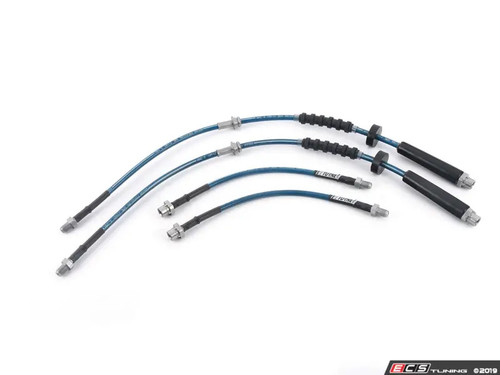 Turner Motorsport Braided Brake Hose Kit - M2 F87 / M3 F80 / M4 F8 Turner Motorsport Braided Brake Hose Kit - M2 F87 / M3 F80 / M4 F8
