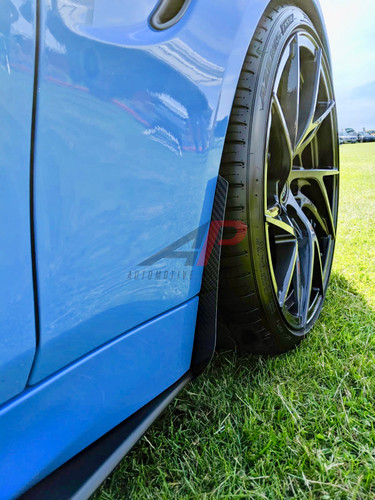 AP Design Front & Rear Carbon Arch Guards/Mud Flap Package - F80 M3 AP Design Front & Rear Carbon Arch Guards/Mud Flap Package - F80 M3