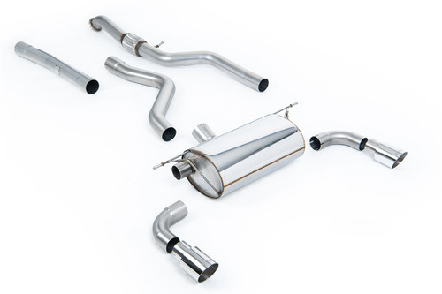 Milltek Cat-back - Race. Polished Tips - M 135i 3 & 5 Door (F21 & F20) - 2012- Milltek Cat-back - Race. Polished Tips - M 135i 3 & 5 Door (F21 & F20) - 2012-