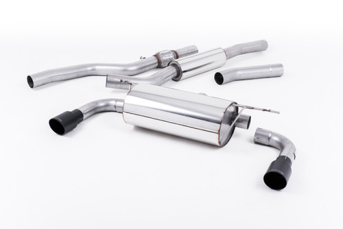 Milltek Cat-back - 435i-style dual-outlet. Resonated (quieter). Cerakote Black Tips. Requires 435i M Sport rear valance from your BMW dealer - F32 428i Coupe (automatic and without tow bar and N20 Engine Only) - 2014-2020 - SSXBM1015 Milltek Cat-back - 435i-style dual-outlet. Resonated (quieter). Cerakote Black Tips. Requires 435i M Sport rear valance from your BMW dealer - F32 428i Coupe (automatic and without tow bar and N20 Engine Only) - 2014-2020 - SSXBM1015