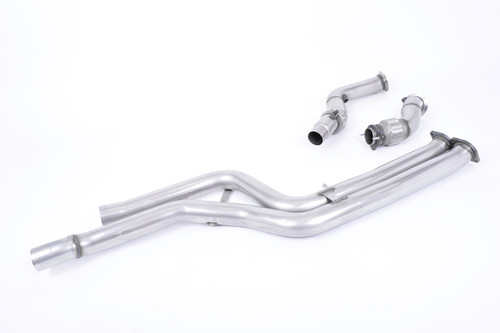 Milltek Large-bore Downpipe and De-cat - Fits with Milltek Sport cat back exhaust system only - Requires 2 x 18307851168 for installation (available from local BMW dealer) - F82/83 M4 Coupe/Convertible & M4 Competition Coupe (Non-OPF mode Milltek Large-bore Downpipe and De-cat - Fits with Milltek Sport cat back exhaust system only - Requires 2 x 18307851168 for installation (available from local BMW dealer) - F82/83 M4 Coupe/Convertible & M4 Competition Coupe (Non-OPF mode