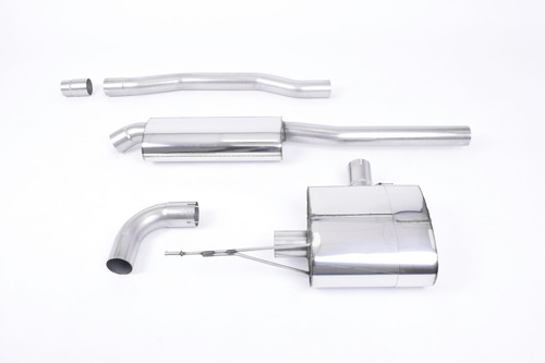 Milltek Cat-back - Resonated (quieter) with Burnt Titanium Tip - Mk3 - (F56) Cooper 1.5T - 2014-2020 - SSXM432 Milltek Cat-back - Resonated (quieter) with Burnt Titanium Tip - Mk3 - (F56) Cooper 1.5T - 2014-2020 - SSXM432