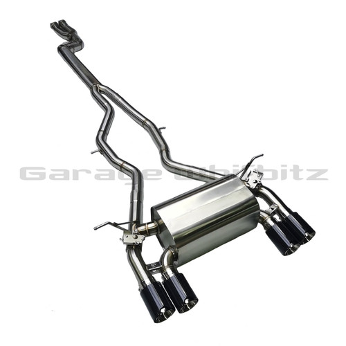 Garage Whifbitz 3.5" Stainless Steel Exhaust - M3 & M4 F8X Garage Whifbitz 3.5" Stainless Steel Exhaust - M3 & M4 F8X