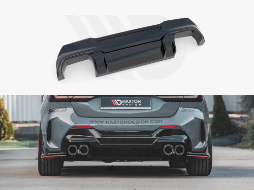 Maxton Design Gloss Black Rear Valance V.2 BMW 1 F40 M-Pack / M135I (2019-) Maxton Design Gloss Black Rear Valance V.2 BMW 1 F40 M-Pack / M135I (2019-)