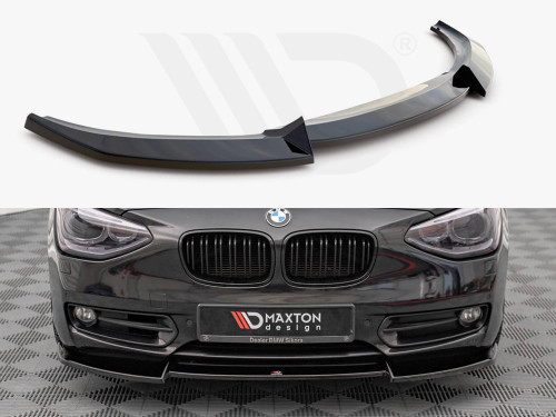 Maxton Design Gloss Black Front Splitter V.2 BMW 1 F20 (2011-2015) Maxton Design Gloss Black Front Splitter V.2 BMW 1 F20 (2011-2015)