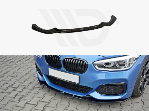 Maxton Design Gloss Black Front Splitter V.1 BMW 1 F20/F21 M-Power Facelift (2015-2019) Maxton Design Gloss Black Front Splitter V.1 BMW 1 F20/F21 M-Power Facelift (2015-2019)