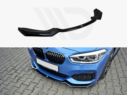 Maxton Design Gloss Black Front Splitter V.2 BMW 1 F20/F21 M-Power Facelift (2015-2019) Maxton Design Gloss Black Front Splitter V.2 BMW 1 F20/F21 M-Power Facelift (2015-2019)