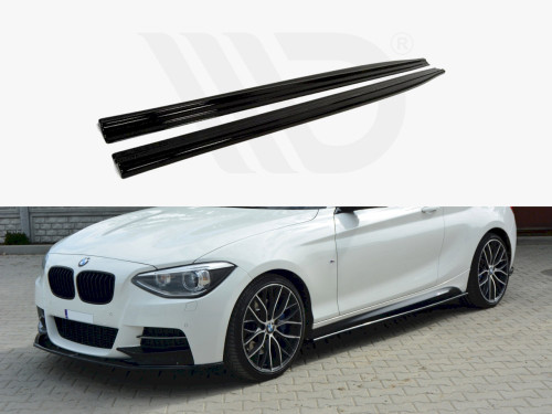 Maxton Design Gloss Black Side Skirts Diffusers BMW 1 F21 M-Power 3Dr (Preface) Maxton Design Gloss Black Side Skirts Diffusers BMW 1 F21 M-Power 3Dr (Preface)