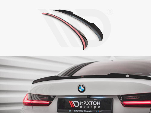 Maxton Design Gloss Black Spoiler Cap BMW 3 G20 (2018-2022) Maxton Design Gloss Black Spoiler Cap BMW 3 G20 (2018-2022)