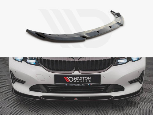 Maxton Design Gloss Black Front Splitter V.2 BMW 3 G20 / G21 (2018-2022) Maxton Design Gloss Black Front Splitter V.2 BMW 3 G20 / G21 (2018-2022)