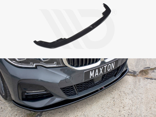 Maxton Design Gloss Black Front Splitter V.3 BMW 3 G20 M-Sport (2019-2022) Maxton Design Gloss Black Front Splitter V.3 BMW 3 G20 M-Sport (2019-2022)