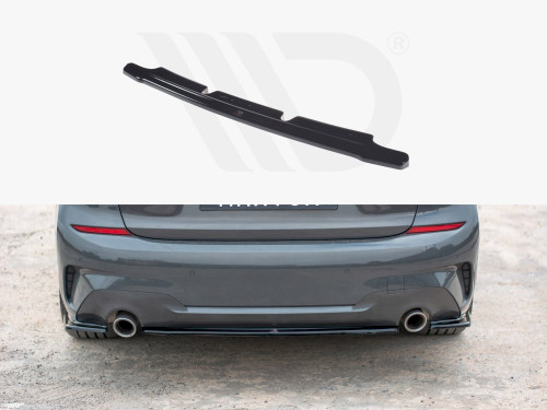 Maxton Design Gloss Black Central Rear Splitter BMW 3 G20 M-Sport (2019-2022) Maxton Design Gloss Black Central Rear Splitter BMW 3 G20 M-Sport (2019-2022)