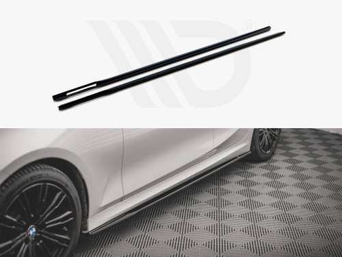 Maxton Design Gloss Black Side Skirts Diffusers V.2 BMW 3 G20 / G21 M-Sport (2018-2022) Maxton Design Gloss Black Side Skirts Diffusers V.2 BMW 3 G20 / G21 M-Sport (2018-2022)