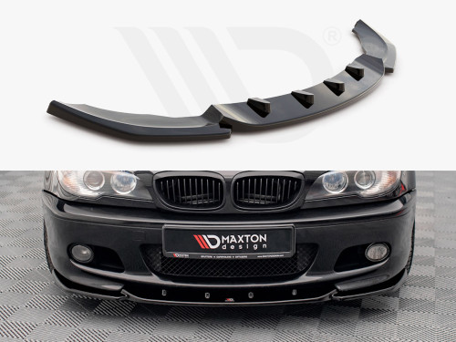 Maxton Design Gloss Black Front Splitter V.2 BMW 3 Coupe M-Pack E46 (1999-2005) Maxton Design Gloss Black Front Splitter V.2 BMW 3 Coupe M-Pack E46 (1999-2005)