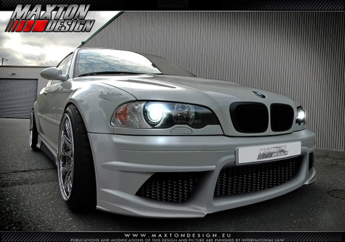 Maxton Design Front Bumper BMW 3 E46 - 4 Door Saloon Generation V Maxton Design Front Bumper BMW 3 E46 - 4 Door Saloon Generation V