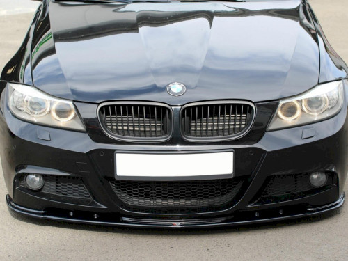 Maxton Design Gloss Black Front Splitter V.1 BMW 3 E91 M-Sport Facelift (2008-2011) Maxton Design Gloss Black Front Splitter V.1 BMW 3 E91 M-Sport Facelift (2008-2011)