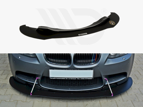 Maxton Design ABS+Gloss Black Front Racing Splitter BMW M3 E92 / E93 Pre-Facelift (2007-2013) Maxton Design ABS+Gloss Black Front Racing Splitter BMW M3 E92 / E93 Pre-Facelift (2007-2013)