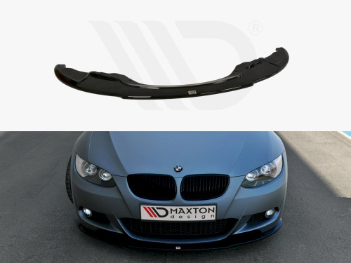 Maxton Design Gloss Black Front Splitter BMW 3 E92 M-Sport (M-Pack) (2006-2009) Maxton Design Gloss Black Front Splitter BMW 3 E92 M-Sport (M-Pack) (2006-2009)