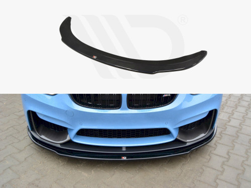 Maxton Design Gloss Black Front Splitter BMW M4 F82 M-Performance (2014-20) Maxton Design Gloss Black Front Splitter BMW M4 F82 M-Performance (2014-20)