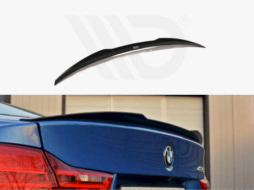 Maxton Design Gloss Black Spoiler Extension Cap BMW 4 F32 (2013-2016) Maxton Design Gloss Black Spoiler Extension Cap BMW 4 F32 (2013-2016)