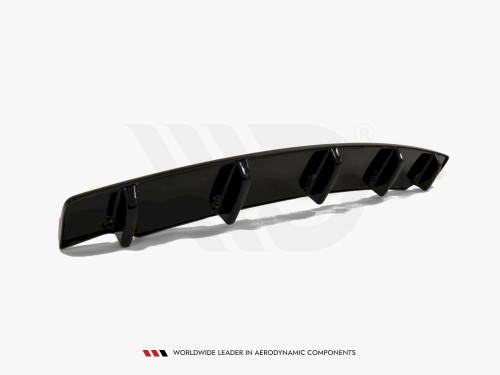 Maxton Design Gloss Black Central Rear Splitter BMW 5 F11 M-Pack (Fits Two Single Exhaust Ends) Maxton Design Gloss Black Central Rear Splitter BMW 5 F11 M-Pack (Fits Two Single Exhaust Ends)