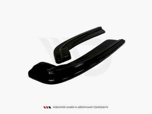 Maxton Design Gloss Black Rear Side Splitters BMW 5 F11 M-Pack (Fits Two Single Exhaust Ends) Maxton Design Gloss Black Rear Side Splitters BMW 5 F11 M-Pack (Fits Two Single Exhaust Ends)