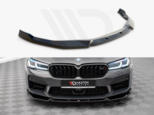 Maxton Design Gloss Black Front Splitter V.1 BMW M5 F90 Facelift (2020-) Maxton Design Gloss Black Front Splitter V.1 BMW M5 F90 Facelift (2020-)