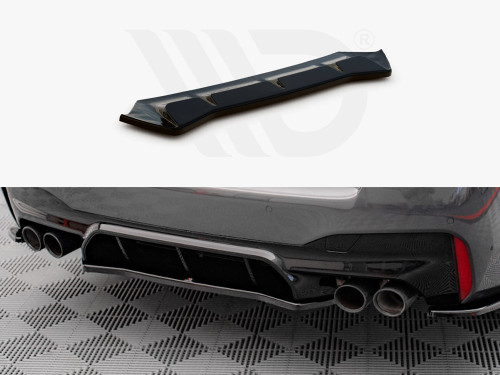 Maxton Design Gloss Black Central Rear Splitter BMW M5 F90 (2017-2019) Maxton Design Gloss Black Central Rear Splitter BMW M5 F90 (2017-2019)