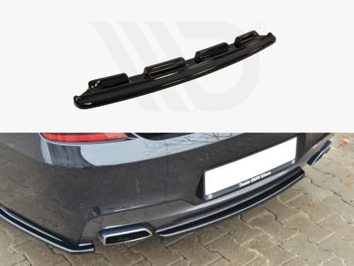 Maxton Design Gloss Black Central Rear Splitter BMW 6 Gran Coupe M-Sport (No Vertical Bars) (2013-2018) Maxton Design Gloss Black Central Rear Splitter BMW 6 Gran Coupe M-Sport (No Vertical Bars) (2013-2018)