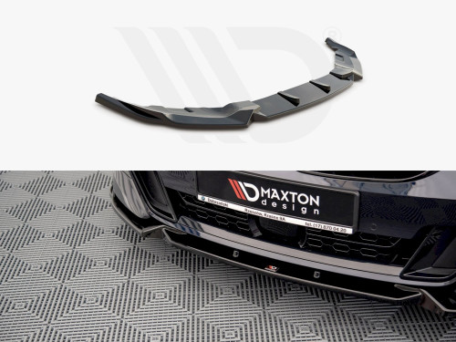Maxton Design Gloss Black Front Splitter BMW 6 Gt M-Pack G32 Facelift (2020-) Maxton Design Gloss Black Front Splitter BMW 6 Gt M-Pack G32 Facelift (2020-)