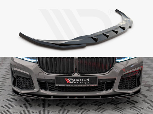 Maxton Design Gloss Black Front Splitter V.1 BMW 7 G11 M-Pack Facelift (2019-) Maxton Design Gloss Black Front Splitter V.1 BMW 7 G11 M-Pack Facelift (2019-)