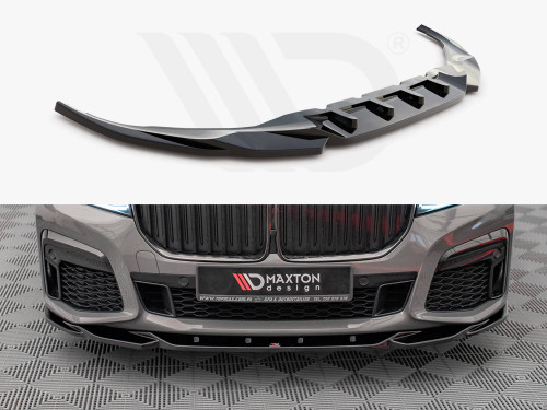 Maxton Design Gloss Black Front Splitter V.2 BMW 7 G11 M-Pack Facelift (2019-) Maxton Design Gloss Black Front Splitter V.2 BMW 7 G11 M-Pack Facelift (2019-)