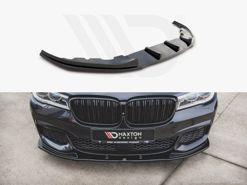 Maxton Design Gloss Black Front Splitter V2 BMW 7 M-Pack G11 (2015-2018) Maxton Design Gloss Black Front Splitter V2 BMW 7 M-Pack G11 (2015-2018)