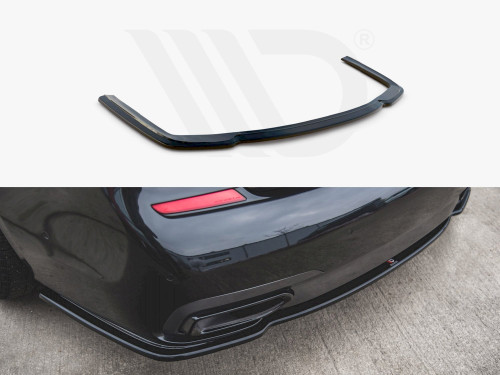 Maxton Design Gloss Black Central Rear Splitter BMW 7 M-Pack G11 (2015-2018) Maxton Design Gloss Black Central Rear Splitter BMW 7 M-Pack G11 (2015-2018)