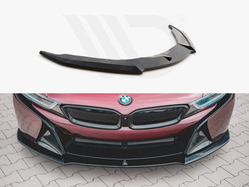 Maxton Design Gloss Black Front Splitter BMW I8 (2014-2020) Maxton Design Gloss Black Front Splitter BMW I8 (2014-2020)
