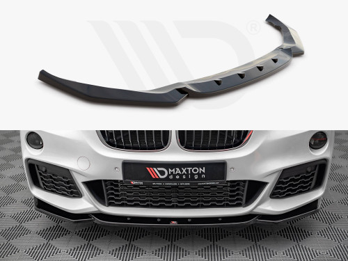 Maxton Design Gloss Black Front Splitter V.1 BMW X1 M-Pack F48 (2015-2019) Maxton Design Gloss Black Front Splitter V.1 BMW X1 M-Pack F48 (2015-2019)