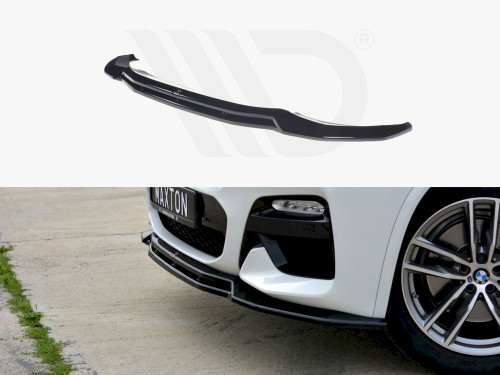 Maxton Design Gloss Black Front Splitter V.1 BMW X3 G01 M-Pack (2018-Up) Maxton Design Gloss Black Front Splitter V.1 BMW X3 G01 M-Pack (2018-Up)