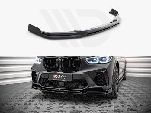 Maxton Design Gloss Black Front Splitter V.3 BMW X5M F95 (2018-) Maxton Design Gloss Black Front Splitter V.3 BMW X5M F95 (2018-)