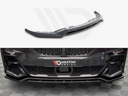 Maxton Design Gloss Black Front Splitter V1 BMW X7 G07 (2018-) Maxton Design Gloss Black Front Splitter V1 BMW X7 G07 (2018-)