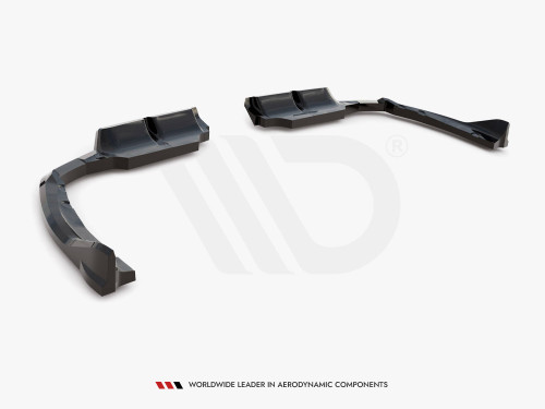 Maxton Design Central Rear Splitter (Vertical Bars) BMW XM G09 Maxton Design Central Rear Splitter (Vertical Bars) BMW XM G09