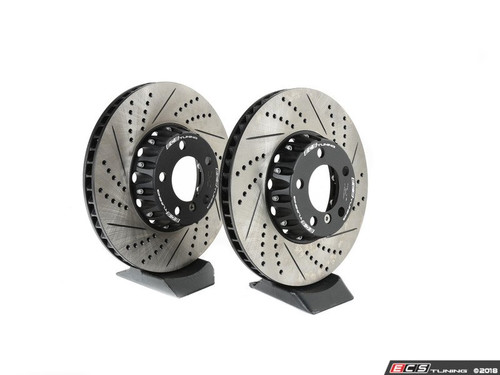 ECS Tuning 2-Piece Lightweight Front Brake Rotors - Pair (340x30) - BMW F2x M Sport Inc M140i / M135i & 240i / M135i ECS Tuning 2-Piece Lightweight Front Brake Rotors - Pair (340x30) - BMW F2x M Sport Inc M140i / M135i & 240i / M135i